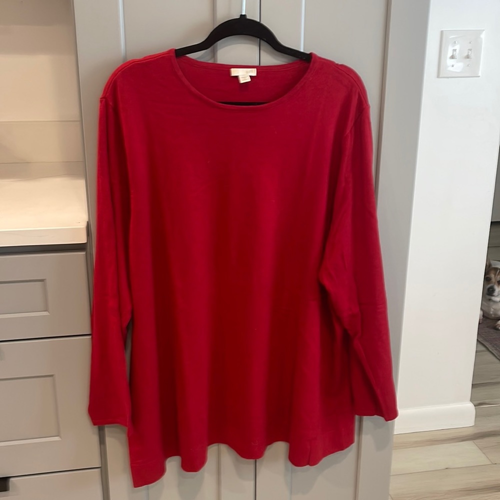 JJill swing sweater Red